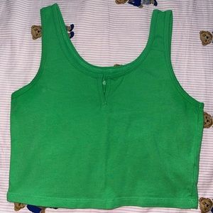 Green Cropped Tank Top — Wild Fable x Target